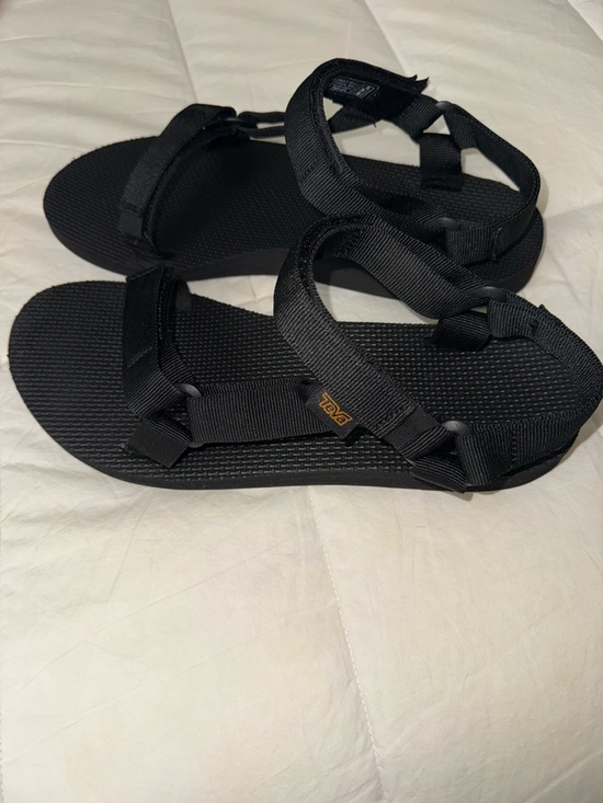 Teva Black Webbing Strap Sandals